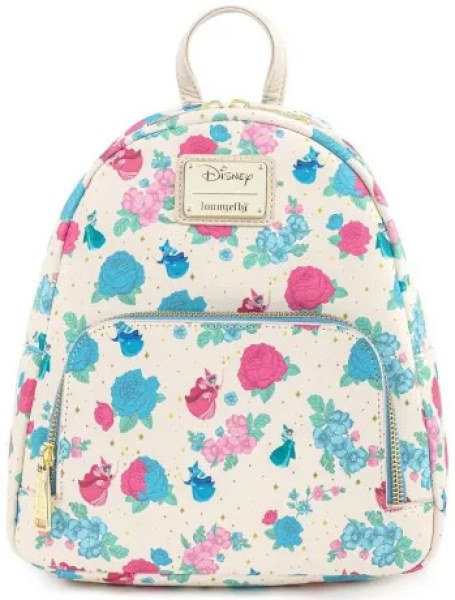 MINI ZAINO Le Tre Fate Buone Floreale - DISNEY LOUNGEFLY