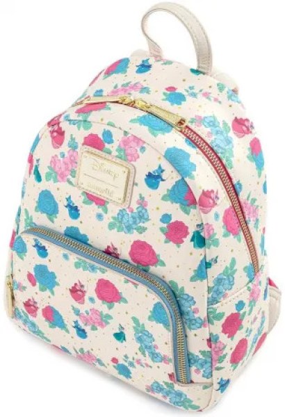 MINI ZAINO Le Tre Fate Buone Floreale - DISNEY LOUNGEFLY