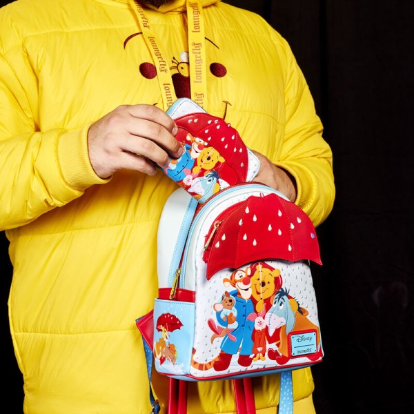 MINI ZAINO Winnie the Pooh e i suoi amici giornata di pioggia - DISNEY LOUNGEFLY