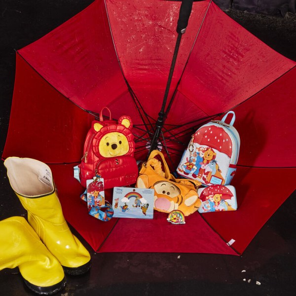 MINI ZAINO Winnie the Pooh e i suoi amici giornata di pioggia - DISNEY LOUNGEFLY