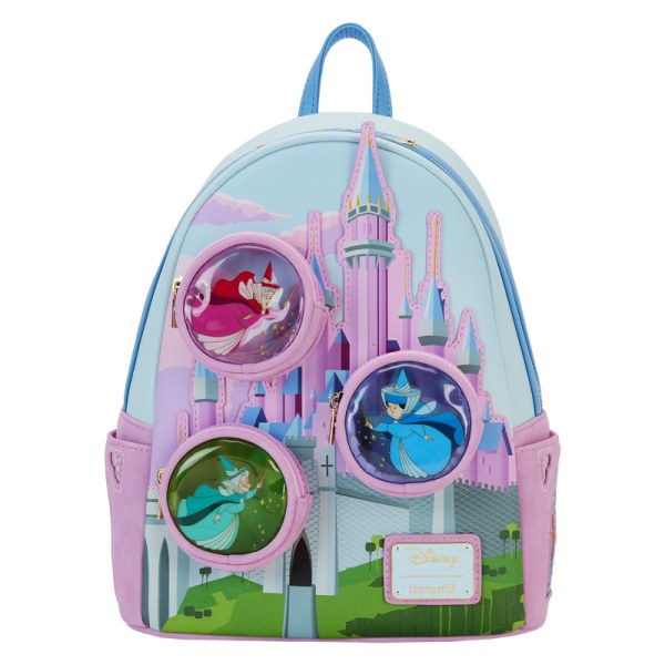 Mini zaino del castello della Bella Addormentata con Le Tre Fate Buone - DISNEY LOUNGEFLY