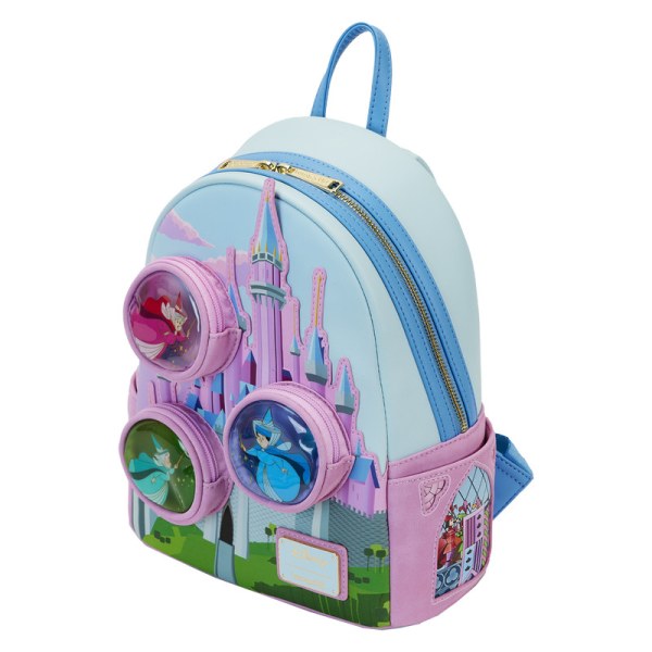 Mini zaino del castello della Bella Addormentata con Le Tre Fate Buone - DISNEY LOUNGEFLY