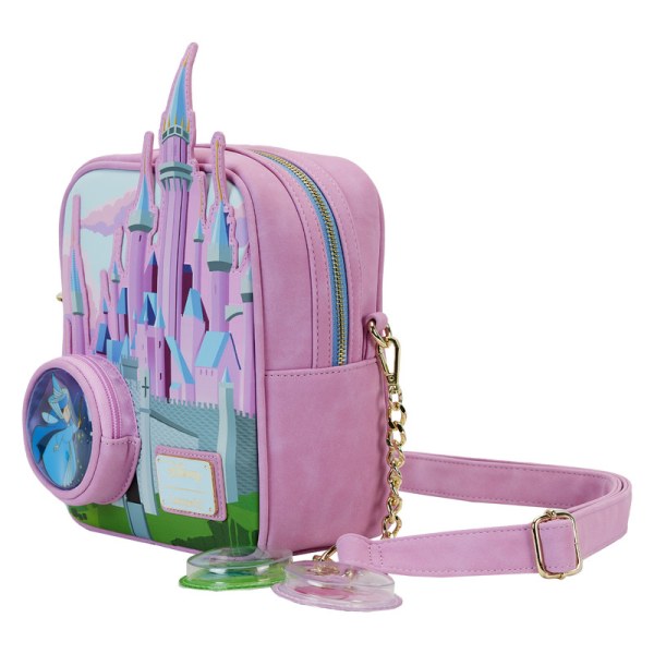 BORSA A TRACOLLA Castello della Bella Addormentata con le Tre Fate Buone - DISNEY LOUNGEFLY