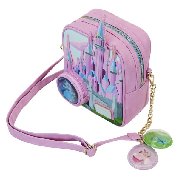 BORSA A TRACOLLA Castello della Bella Addormentata con le Tre Fate Buone - DISNEY LOUNGEFLY