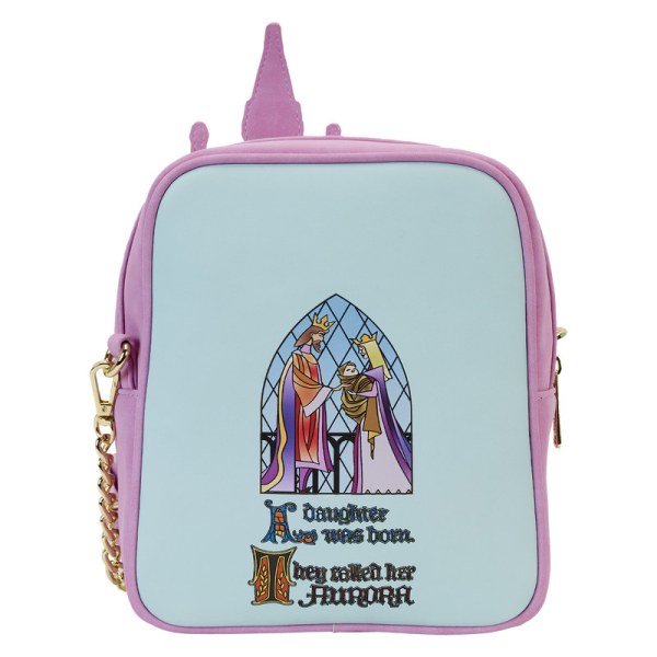 BORSA A TRACOLLA Castello della Bella Addormentata con le Tre Fate Buone - DISNEY LOUNGEFLY