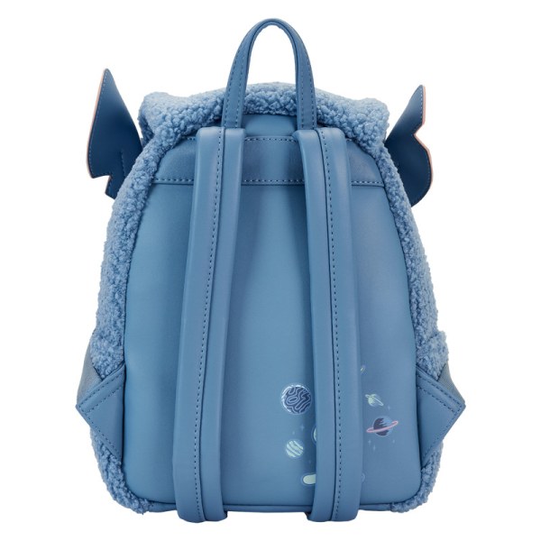 Zaino Mini Stitch peluche Sherpa - DISNEY LOUNGEFLY