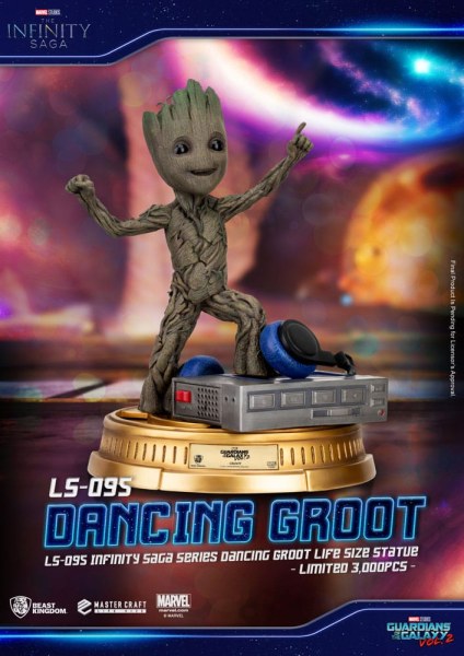 Dancing Groot 1/1 Guardiani della Galassia 2 1/1 - Marvel Life Size Statue