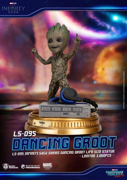 Dancing Groot 1/1 Guardiani della Galassia 2 1/1 - Marvel Life Size Statue
