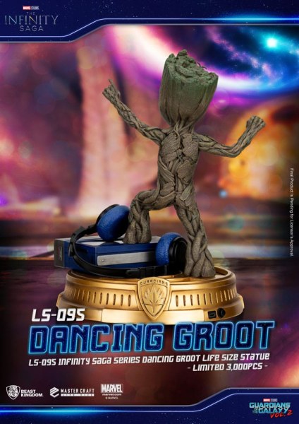 Dancing Groot 1/1 Guardiani della Galassia 2 1/1 - Marvel Life Size Statue