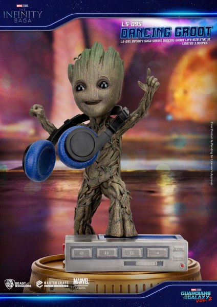 Dancing Groot 1/1 Guardiani della Galassia 2 1/1 - Marvel Life Size Statue