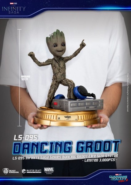 Dancing Groot 1/1 Guardiani della Galassia 2 1/1 - Marvel Life Size Statue