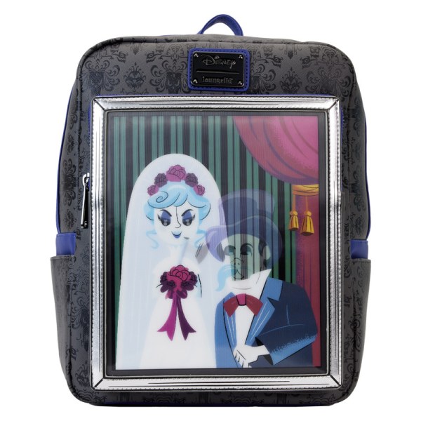 MINI ZAINO Lenticolare Haunted Mansion Ritratto The Black Widow - DISNEY LOUNGEFLY