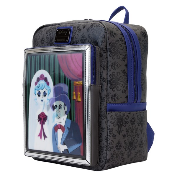 MINI ZAINO Lenticolare Haunted Mansion Ritratto The Black Widow - DISNEY LOUNGEFLY
