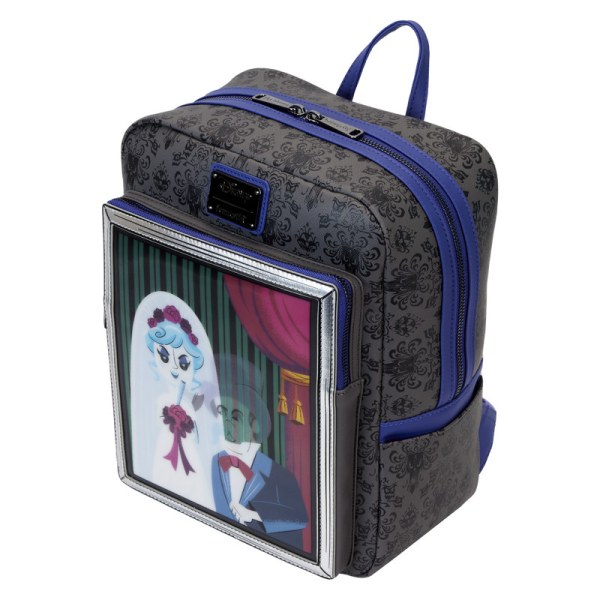 MINI ZAINO Lenticolare Haunted Mansion Ritratto The Black Widow - DISNEY LOUNGEFLY