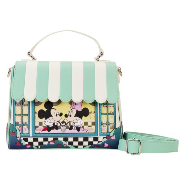 BORSA A TRACOLLA Topolino e Minnie date night al Diner - DISNEY LOUNGEFLY