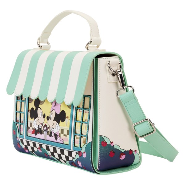 BORSA A TRACOLLA Topolino e Minnie date night al Diner - DISNEY LOUNGEFLY