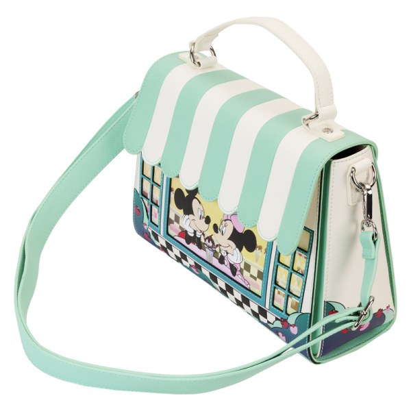 BORSA A TRACOLLA Topolino e Minnie date night al Diner - DISNEY LOUNGEFLY