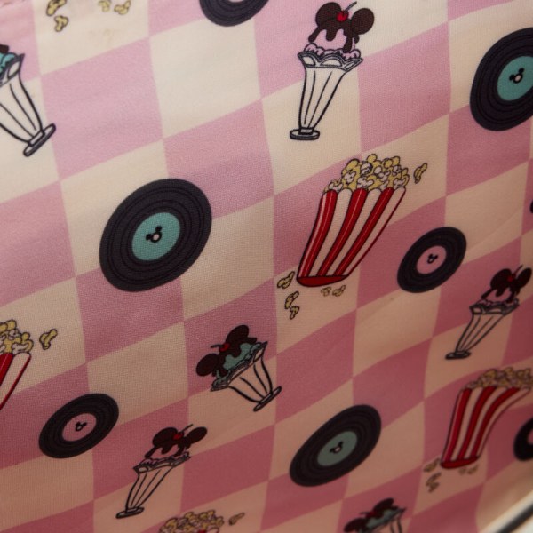 BORSA A TRACOLLA Topolino e Minnie date night al Diner - DISNEY LOUNGEFLY