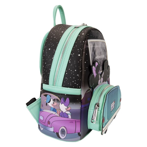 MINI ZAINO Lenticolare Topolino e Minnie Date Night al Drive-In - DISNEY LOUNGEFLY