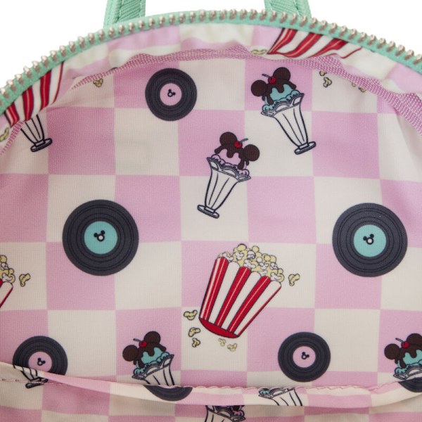 MINI ZAINO Lenticolare Topolino e Minnie Date Night al Drive-In - DISNEY LOUNGEFLY
