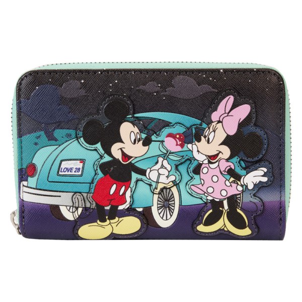 Portafoglio lenticolare Topolino e Minnie Date night al Drive-In - DISNEY LOUNGEFLY