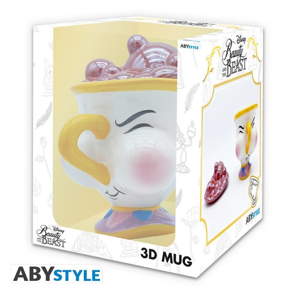 TAZZA ZIP CON BOLLE LA BELLA E LA BESTIA - DISNEY