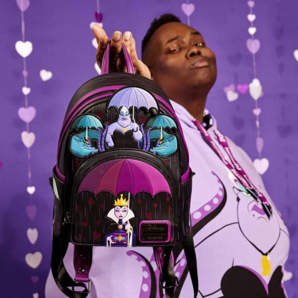 MINI ZAINO I cattivi ti maledicono il cuore - DISNEY LOUNGEFLY