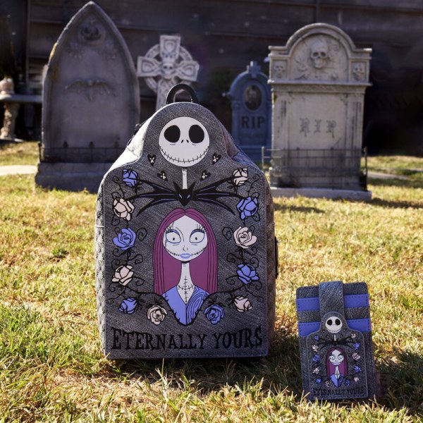 MINI ZAINO Lapide di Jack & Sally "Eternamente tua" - DISNEY LOUNGEFLY