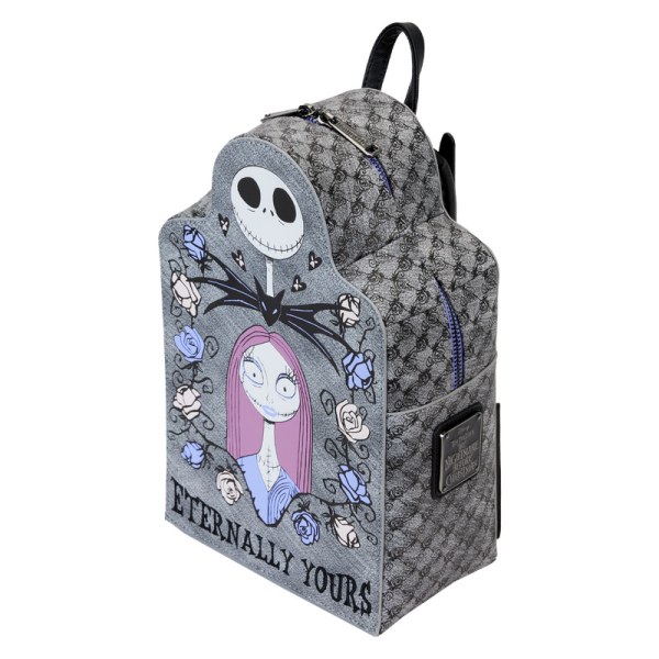 MINI ZAINO Lapide di Jack & Sally "Eternamente tua" - DISNEY LOUNGEFLY