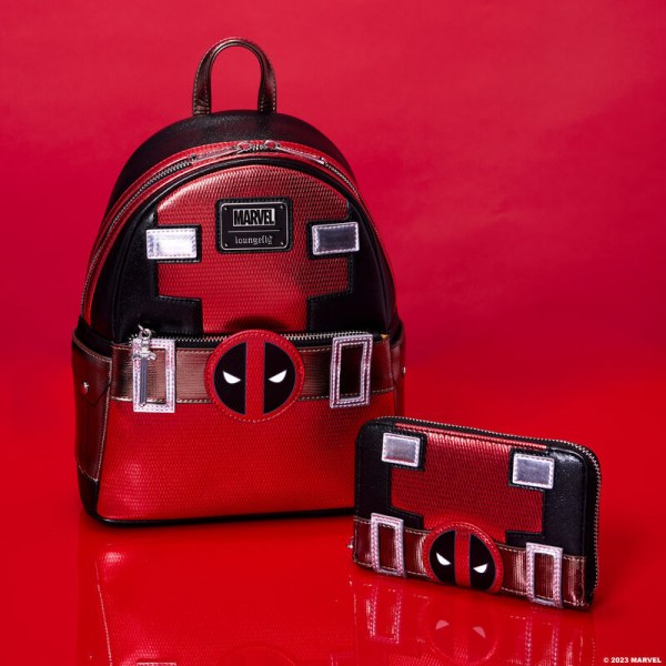 PORTAFOGLIO Marvel Metallic Deadpool - MARVEL LOUNGEFLY