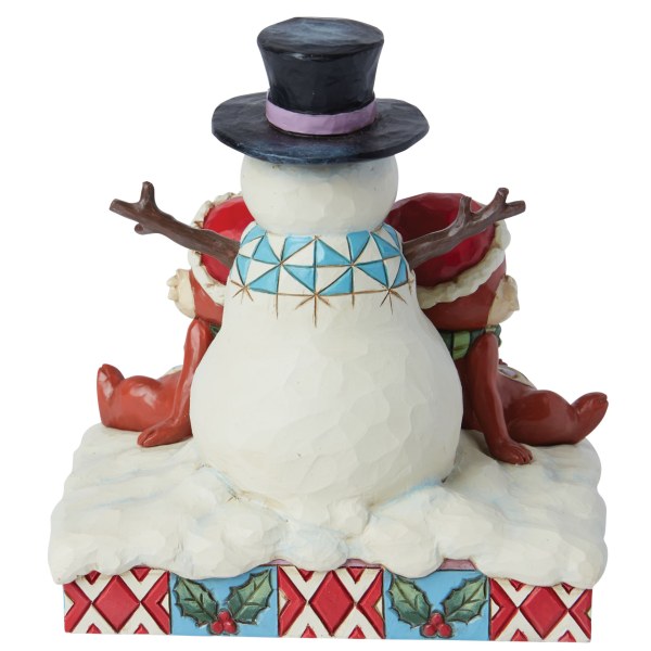 Cip e Ciop con un pupazzo di neve – Disney Traditions