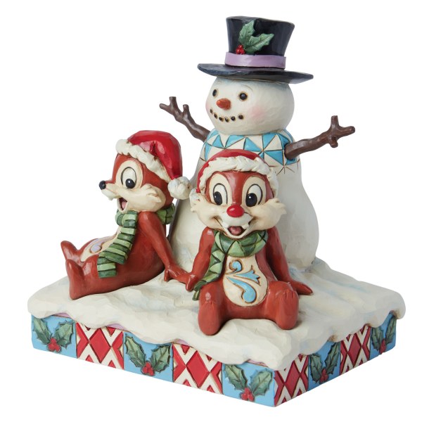 Cip e Ciop con un pupazzo di neve – Disney Traditions