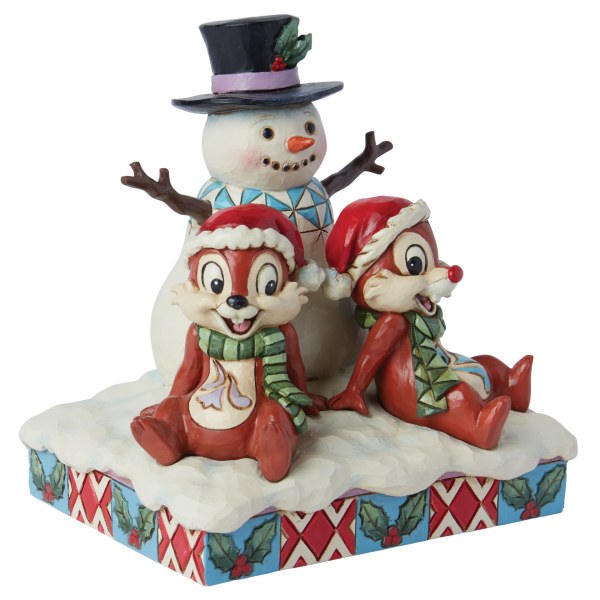 Cip e Ciop con un pupazzo di neve – Disney Traditions