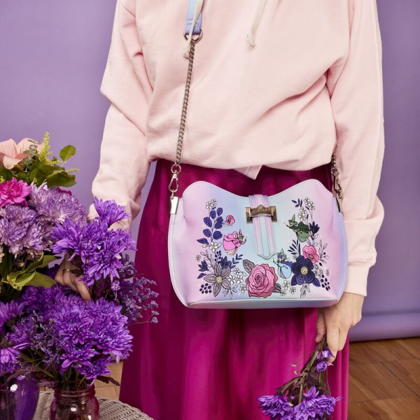 BORSA A TRACOLLA Scena floreale del 65° anniversario della Bella Addormentata - DISNEY LOUNGEFLY