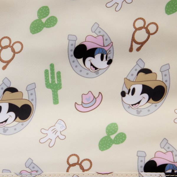BORSA A TRACOLLA Western con frange Topolino e Minnie - DISNEY LOUNGEFLY