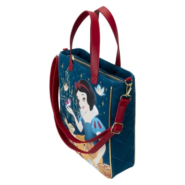 Borsa tote Biancaneve in velluto trapuntato - DISNEY LOUNGEFLY