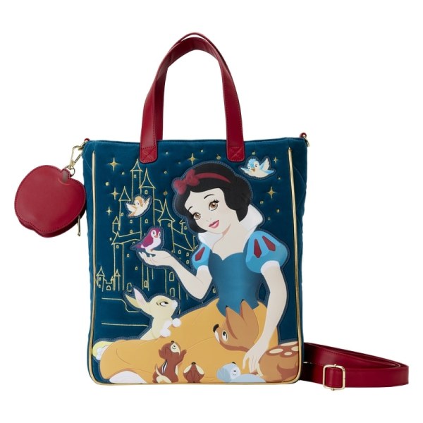 Borsa tote Biancaneve in velluto trapuntato - DISNEY LOUNGEFLY
