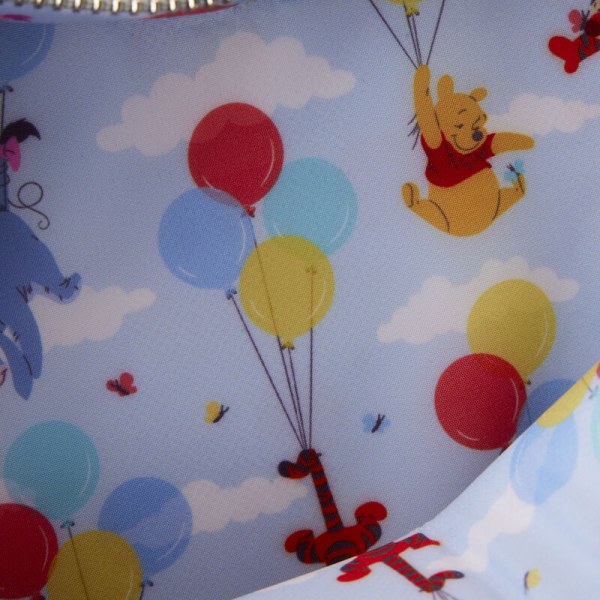 Borsa a tracolla a cuore Winnie e i suoi amici galleggiano con palloncini - DISNEY LOUNGEFLY