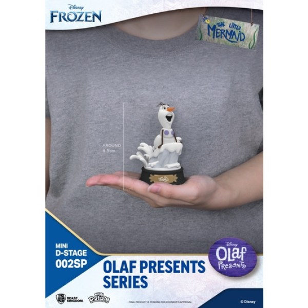 Olaf Rapunzel e Olaf Ariel - DISNEY MINI D-STAGE