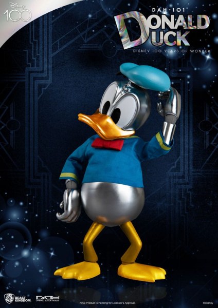 Paperino articolato Disney 100 anni di meraviglie - Eroi d'azione dinamici