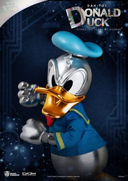 Paperino articolato Disney 100 anni di meraviglie - Eroi d'azione dinamici