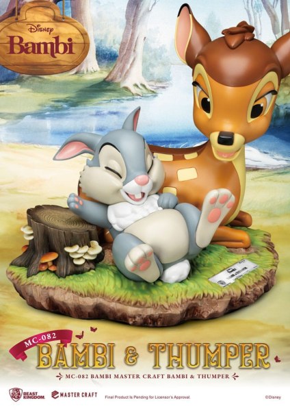 Statuetta Bambi e Tippete 26 cm - Disney Mastercraft