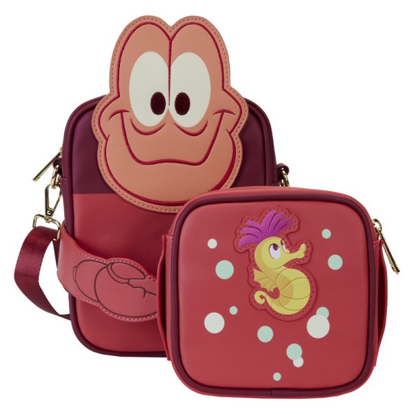 Borsa con portamonete La Sirenetta 35° Anniversario Sebastian Crossbuddies® Cosplay - DISNEY LOUNGEFLY
