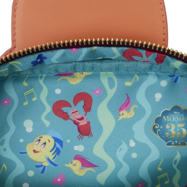 Borsa con portamonete La Sirenetta 35° Anniversario Sebastian Crossbuddies® Cosplay - DISNEY LOUNGEFLY