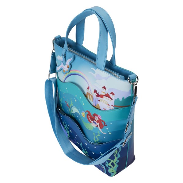 Sac Tote La Sirenetta 35° Anniversario Life is the Bubbles - DISNEY LOUNGEFLY