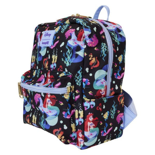 ZAINO MINI Nylon La Sirenetta 35° Anniversario Life is the Bubbles - DISNEY LOUNGEFLY