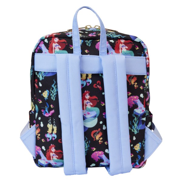 ZAINO MINI Nylon La Sirenetta 35° Anniversario Life is the Bubbles - DISNEY LOUNGEFLY