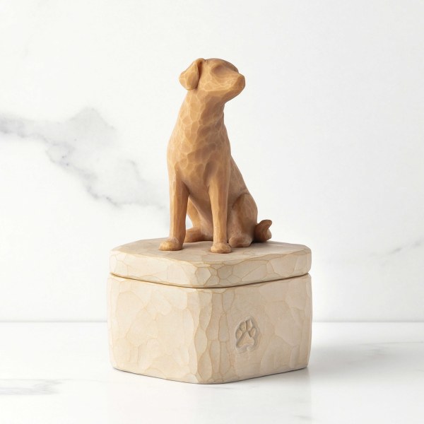 LOVE MY DOG SCATOLA RICORDO D'ORO - WILLOW TREE