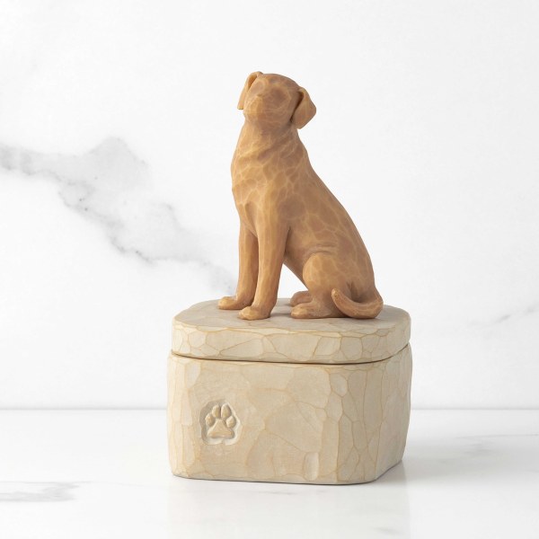 LOVE MY DOG SCATOLA RICORDO D'ORO - WILLOW TREE