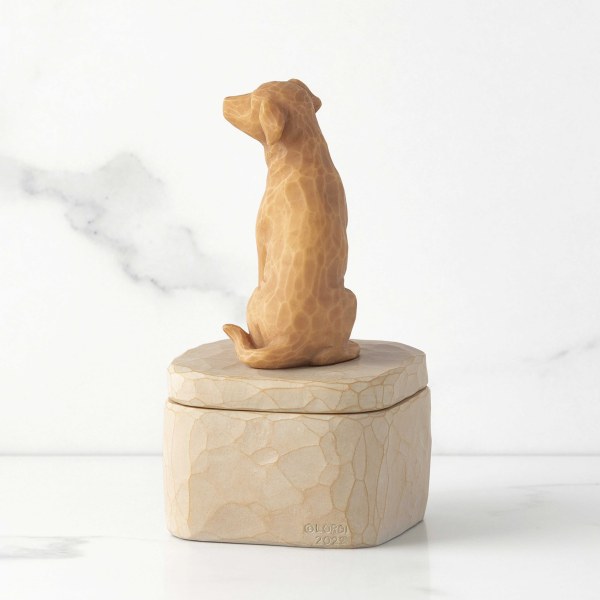 LOVE MY DOG SCATOLA RICORDO D'ORO - WILLOW TREE